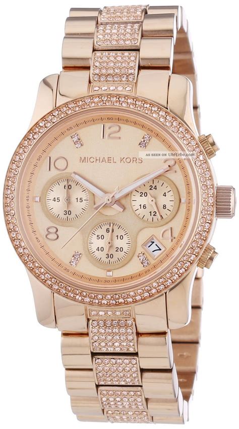 michael kors uhr gold damen|michael kors rose gold.